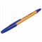 Ручка шариковая STAFF "C-51", СИНЯЯ, корпус оранжевый, узел 1 мм, линия письма 0,5 мм, 143332 - фото 11433594