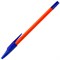 Ручка шариковая масляная STAFF "Basic OBP-679", СИНЯЯ, корпус оранжевый, узел 1 мм, линия письма 0,7 мм, 142679 - фото 11433754