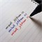 Ручка шариковая масляная автоматическая с грипом UNI (Япония) "JetStream", СИНЯЯ, узел 0,7 мм, линия письма 0,35 мм, SXN-101-07 BLUE - фото 11433776