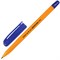 Ручка шариковая STAFF "EVERYDAY BP-247 Orange", СИНЯЯ, шестигранная, корпус оранжевый, линия письма 0,5 мм, 142661 - фото 11434079