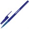 Ручка шариковая ОФИСМАГ "Офисная", СИНЯЯ, корпус синий, узел 1 мм, линия письма 0,5 мм, 141117 - фото 11434710