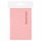 Обложка для паспорта экокожа, мягкая вставка изолон, "PASSPORT", розовая, STAFF "Profit", 238409 - фото 11449219