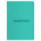 Обложка для паспорта, мягкий полиуретан, "PASSPORT", цвет "тиффани", STAFF, 238404 - фото 11449233