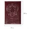 Обложка для паспорта натуральная кожа "Virginia", "Герб", темно-бордовая, BRAUBERG, 237199 - фото 11449406