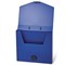 Папка-портфель пластиковая BRAUBERG "Energy", А4 (330х256х32 мм), без отделений, синий, 222082 - фото 11450456