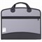 Папка-портфель пластиковая BRAUBERG А4+ (375х305х60 мм), 4 отделения, 2 кармана, серая, 228685 - фото 11450768