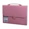Папка-портфель пластиковая BRAUBERG А4 (327х254х30 мм), 13 отделений, розовая, 221441 - фото 11451150