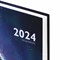Ежедневник датированный 2024 145х215 мм, А5, STAFF, ламинированная обложка, "Space", 115140 - фото 11458314