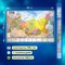Карта России политико-административная 101х70 см, 1:8,5М, интерактивная, европодвес, BRAUBERG, 112395 - фото 11461527