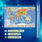 Карта мира политическая 117х80 см, 1:28М, с ламинацией, интерактивная, европодвес, BRAUBERG, 112384 - фото 11461569