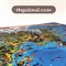 Карта мира "Животный и растительный мир" 101х69 см, интерактивная, в тубусе, ЮНЛАНДИЯ, 112373 - фото 11461626