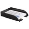 Лоток горизонтальный для бумаг BRAUBERG "Office style", 320х245х65 мм, черный, 237286 - фото 11468375