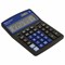 Калькулятор настольный BRAUBERG EXTRA-12-BKBU (206x155 мм), 12 разрядов, двойное питание, ЧЕРНО-СИНИЙ, 250472 - фото 11469782