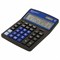 Калькулятор настольный BRAUBERG EXTRA-12-BKBU (206x155 мм), 12 разрядов, двойное питание, ЧЕРНО-СИНИЙ, 250472 - фото 11469789