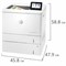 Принтер лазерный ЦВЕТНОЙ HP Color LaserJet M555x, А4, 38 стр./мин, 80000 стр./мес., ДУПЛЕКС, Wi-Fi, сетевая карта, 7ZU79A 101010354785 - фото 11474531