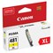 Картридж струйный CANON (CLI-481Y XL) для PIXMA TS704 / TS6140, желтый, ресурс 512 страниц, оригинальный, 2046C001 101010363220 - фото 11476567