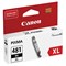 Картридж струйный CANON (CLI-481BK XL) для PIXMA TS704/TS6140, черный, ресурс 3998 страниц, оригинальный, 2047C001 101010363217 - фото 11476924