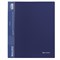 Папка на 2 кольцах BRAUBERG "Диагональ", 25 мм, темно-синяя, до 170 листов, 0,8 мм, 221343 101010221343 - фото 11481359