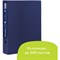 Папка на 4 кольцах BRAUBERG "Диагональ", 40 мм, темно-синяя, до 300 листов, 0,9 мм, 221350 101010221350 - фото 11481418