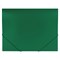 Папка на резинках BRAUBERG "Office", зеленая, до 300 листов, 500 мкм, 227710 - фото 11481615