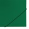 Папка на резинках BRAUBERG "Office", зеленая, до 300 листов, 500 мкм, 227710 - фото 11481619