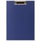 Доска-планшет STAFF "EVERYDAY" с прижимом А4 (225х316 мм), картон/бумвинил РОССИЯ, синяя, 229052 - фото 11482204