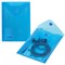 Папка-конверт с кнопкой МАЛОГО ФОРМАТА (105х148 мм), А6, синяя, 0,18 мм, BRAUBERG, 227317 - фото 11483206