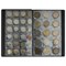 Альбом нумизмата для 138 монет, 125х185 мм, ПВХ, черный, STAFF, 238078 - фото 11517758