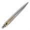 Ручка шариковая PARKER "Jotter Core Stainless Steel GT", корпус серебро, позолота, синяя, 1953182 101010142376 - фото 11517898