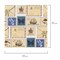Цветная WASHI-бумага для декора "ВИНТАЖ", 15х15 см, 12 листов, 6 дизайнов, рисовая бумага, ОСТРОВ СОКРОВИЩ, 661721 - фото 11522212
