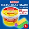 Пластилин на растительной основе (тесто для лепки) ПИФАГОР, 12 цветов, 360 г, пластиковое ведро, 104546 - фото 11523828