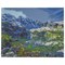 Картина стразами (алмазная мозаика) 40х50 см, ОСТРОВ СОКРОВИЩ "Горное озеро", на подрамнике, 662429 - фото 11532123