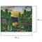 Картина стразами (алмазная мозаика) 40х50 см, ОСТРОВ СОКРОВИЩ "Домик в лесу", без подрамника, 662417 - фото 11532244