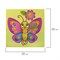 Картина стразами (алмазная мозаика) 20х20 см, ЮНЛАНДИЯ "Бабочка", картон, 662434 - фото 11532263