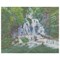 Картина стразами (алмазная мозаика) 40х50 см, ОСТРОВ СОКРОВИЩ "Водопад", без подрамника, 662418 - фото 11532400