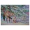 Картина стразами (алмазная мозаика) 40х50 см, ОСТРОВ СОКРОВИЩ "Девочка в лесу", без подрамника, 662578 - фото 11532842