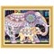 Картина стразами (алмазная мозаика) сияющая 40х50 см, ОСТРОВ СОКРОВИЩ "Индийские слоны", без подрамника, 662452 - фото 11532856