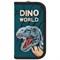 Пенал ПИФАГОР, 2 отделения, ламинированный картон, 19х11 см, "Dino world", 272249 - фото 11541147