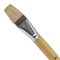 Кисть ПИФАГОР, ЩЕТИНА, плоская, № 24, деревянная лакированная ручка, пакет с подвесом, 200881 - фото 11550111