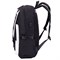 Рюкзак HEIKKI FUSION (ХЕЙКИ) универсальный, USB-порт, черный с белыми вставками, 45х31х15 см, 272578 - фото 11556230