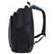 Рюкзак BRAUBERG TITANIUM универсальный, 3 отделения, черный, синие вставки, 45х28х18 см, 224734 - фото 11556582