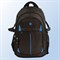 Рюкзак BRAUBERG TITANIUM универсальный, 3 отделения, черный, синие вставки, 45х28х18 см, 224734 - фото 11556590
