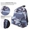 Рюкзак BRAUBERG СИТИ-ФОРМАТ универсальный, "Grey camouflage", серый, 41х32х14 см, 228857 - фото 11557600