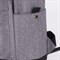 Рюкзак BRAUBERG URBAN универсальный, "Grey Melange", серый, 43х30х17 см, 228842 - фото 11557781