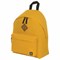 Рюкзак BRAUBERG СИТИ-ФОРМАТ один тон, универсальный, желтый, 41х32х14 см, 225378 - фото 11557892