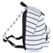 Рюкзак BRAUBERG СИТИ-ФОРМАТ универсальный, "Strip", белый в полоску, 41х32х14 см, 228846 - фото 11558415