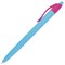 Ручка шариковая масляная автоматическая BRAUBERG "FRUITY RX", СИНЯЯ, soft-touch, узел 0,7 мм, линия письма 0,35 мм, 142656 - фото 11568552