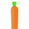 Ручка фигурная шариковая ЮНЛАНДИЯ "Морковка", мягкий силиконовый корпус, СИНЯЯ, пишущий узел 0,7 мм, 143778 - фото 11569673