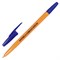 Ручка шариковая CORVINA (Италия) "51 Vintage", СИНЯЯ, корпус оранжевый, узел 1 мм, линия письма 0,7 мм, 40163/02 - фото 11570075