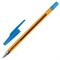 Ручка шариковая STAFF AA-927 ORANGE, СИНЯЯ, корпус тонированный оранжевый, узел 0,7 мм, линия письма 0,35 мм, 144075 - фото 11570286